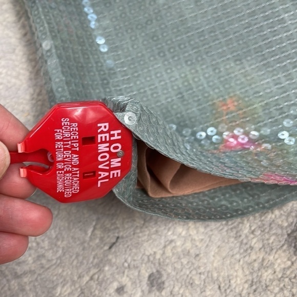 NWT Le Superbe Ibiza Days Sequin Shift Mini Dress Multi Color Tie Dye Sz 0 - Picture 11 of 15